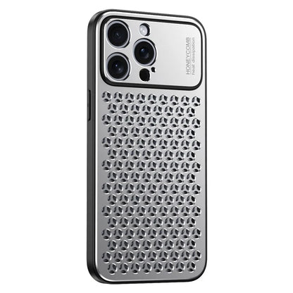For iPhone 13 Pro Case Aluminum Alloy+TPU Honeycomb Heat Dissipation Phone Cover