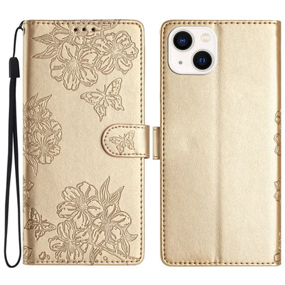 For iPhone 15 Plus PU Leather Phone Case Skin-Touch Feeling Imprinted Pattern Wallet Phone Cover