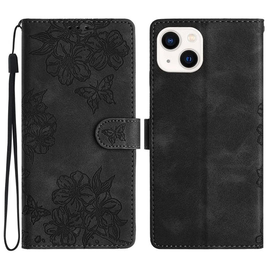For iPhone 13 Wholesale Phone Shell PU Leather Phone Case Imprinted Pattern Wallet Phone Cover
