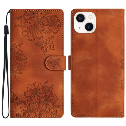 For iPhone 13 Wholesale Phone Shell PU Leather Phone Case Imprinted Pattern Wallet Phone Cover