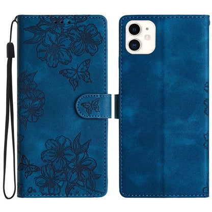 For iPhone 11 Skin-Touch Feeling PU Leather Phone Case Imprinted Pattern Wallet Phone Cover
