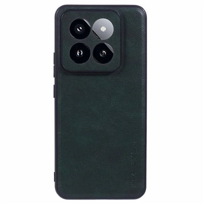 X-LEVEL Bojue-3 Series For Xiaomi 14 Pro Slim Case Leather+PC+TPU Hybrid Phone Cover