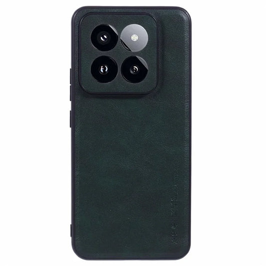 X-LEVEL Bojue-3 Series For Xiaomi 14 Pro Slim Case Leather+PC+TPU Hybrid Phone Cover