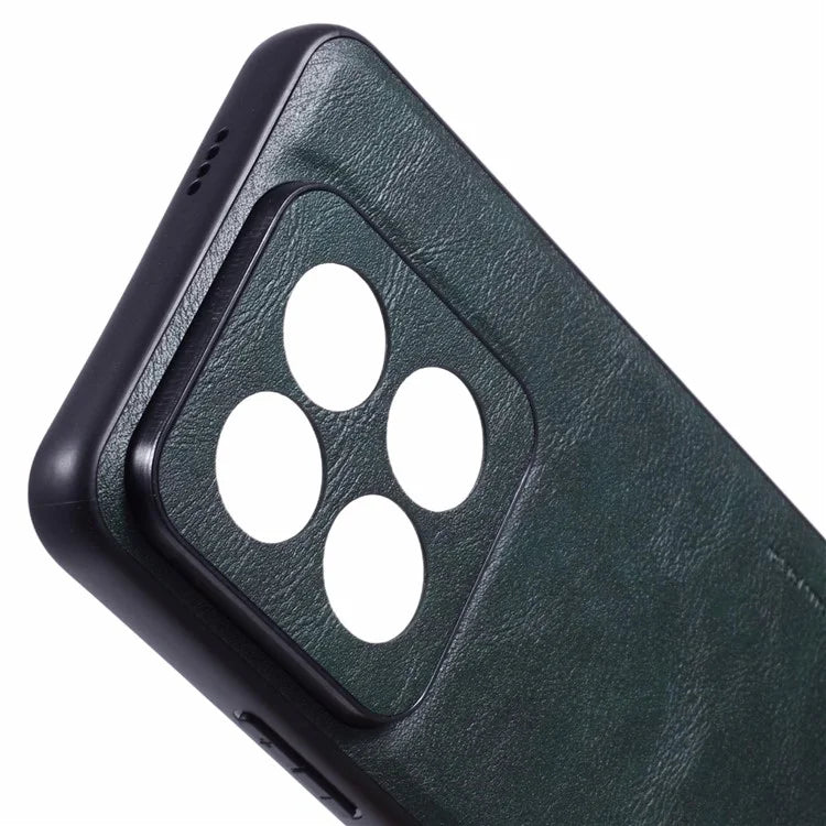X-LEVEL Bojue-3 Series For Xiaomi 14 Pro Slim Case Leather+PC+TPU Hybrid Phone Cover