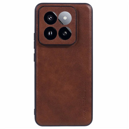 X-LEVEL Bojue-3 Series For Xiaomi 14 Pro Slim Case Leather+PC+TPU Hybrid Phone Cover