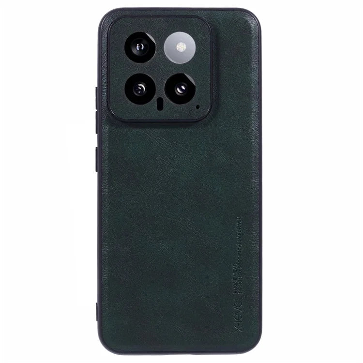 X-LEVEL Bojue-3 Series For Xiaomi 14 Case Leather Coating Phone Cover