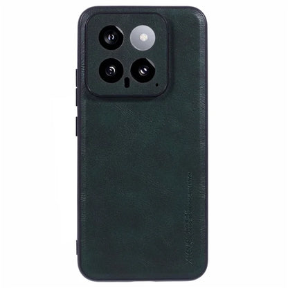 X-LEVEL Bojue-3 Series For Xiaomi 14 Case Leather Coating Phone Cover