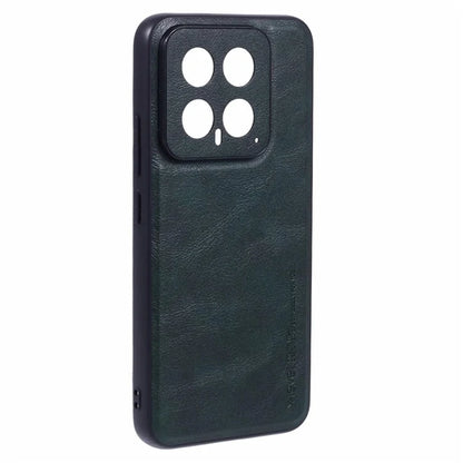 X-LEVEL Bojue-3 Series For Xiaomi 14 Case Leather Coating Phone Cover