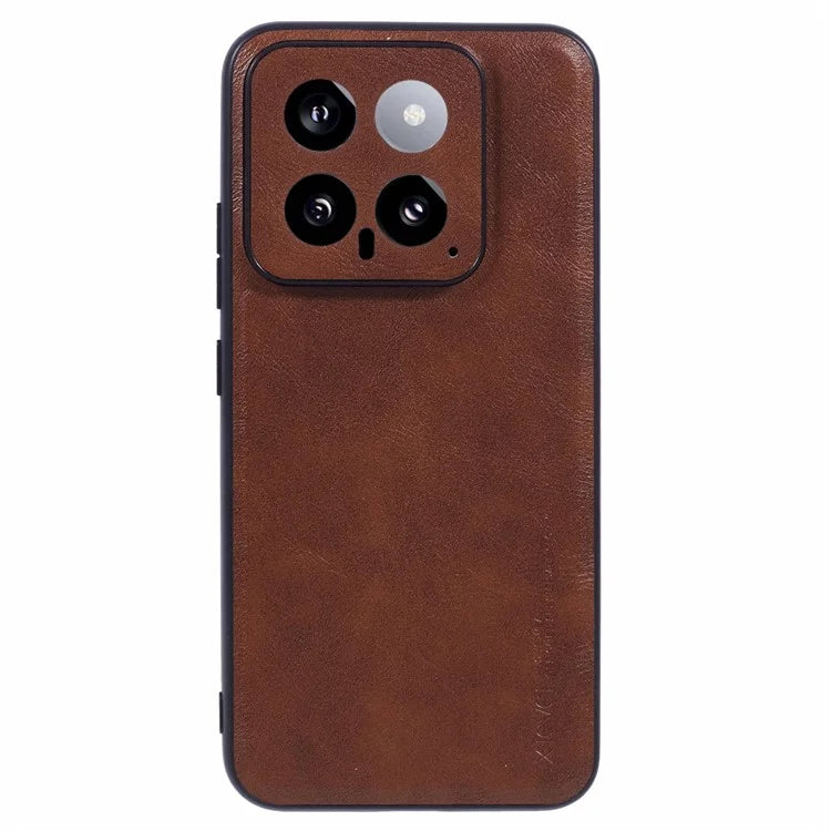 X-LEVEL Bojue-3 Series For Xiaomi 14 Case Leather Coating Phone Cover