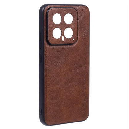X-LEVEL Bojue-3 Series For Xiaomi 14 Case Leather Coating Phone Cover