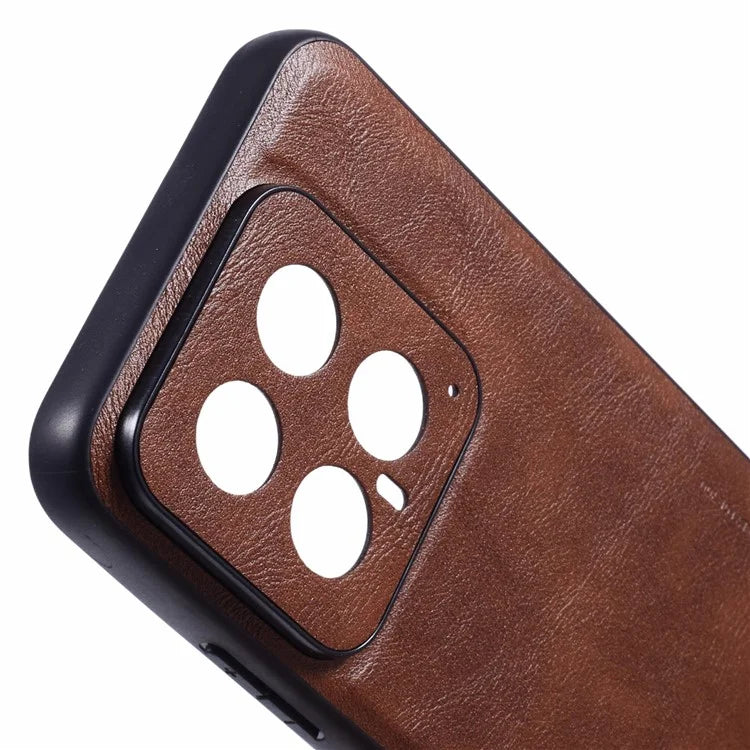 X-LEVEL Bojue-3 Series For Xiaomi 14 Case Leather Coating Phone Cover
