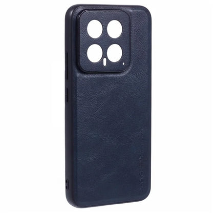X-LEVEL Bojue-3 Series For Xiaomi 14 Case Leather Coating Phone Cover