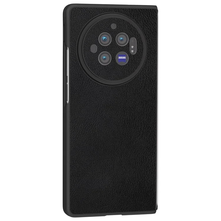 For vivo X Fold3 Case PU Leather Coated Hard PC Folding Phone Cover