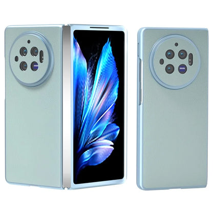 For vivo X Fold3 Case PU Leather Coated Hard PC Folding Phone Cover