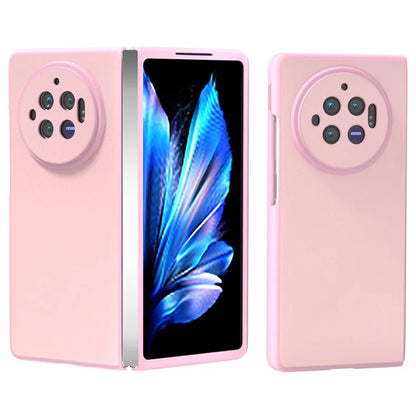 For vivo X Fold3 Case PU Leather Coated Hard PC Folding Phone Cover