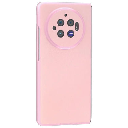For vivo X Fold3 Case PU Leather Coated Hard PC Folding Phone Cover
