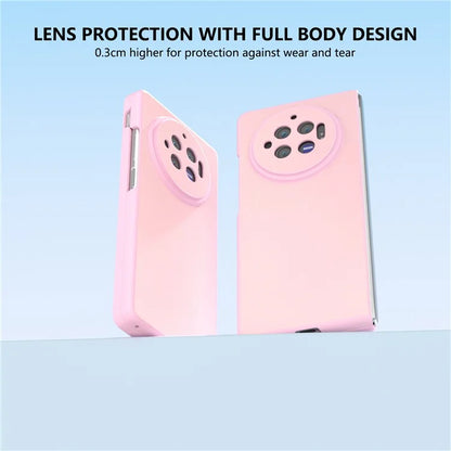 For vivo X Fold3 Case PU Leather Coated Hard PC Folding Phone Cover