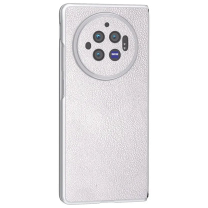 For vivo X Fold3 Case PU Leather Coated Hard PC Folding Phone Cover