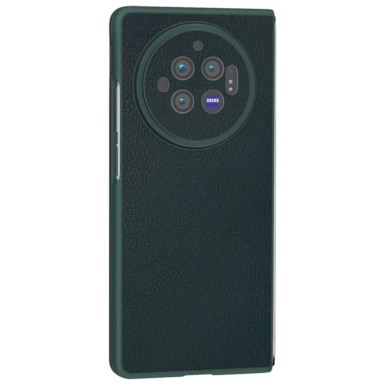 For vivo X Fold3 Case PU Leather Coated Hard PC Folding Phone Cover