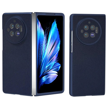 For vivo X Fold3 Case PU Leather Coated Hard PC Folding Phone Cover