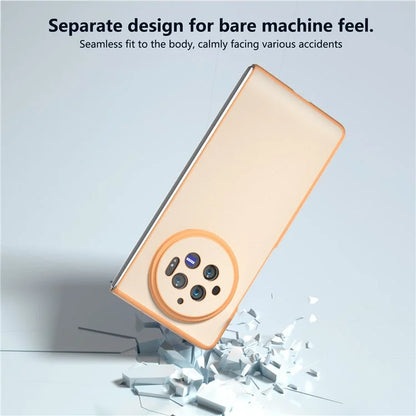 For vivo X Fold3 Case PU Leather Coated Hard PC Folding Phone Cover
