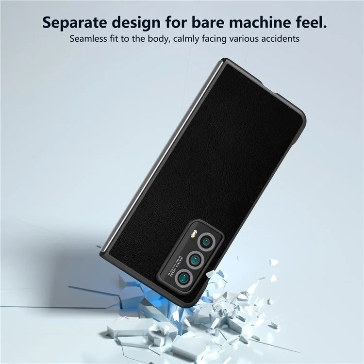 For Honor Magic Vs2 5G Shockproof Case Anti-Scratch PC+PU Phone Cover