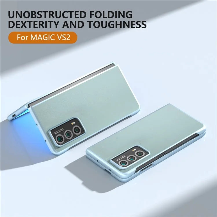 For Honor Magic Vs2 5G Shockproof Case Anti-Scratch PC+PU Phone Cover