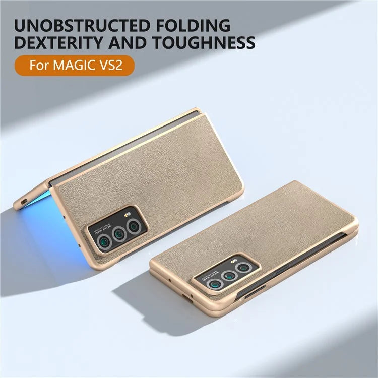 For Honor Magic Vs2 5G Shockproof Case Anti-Scratch PC+PU Phone Cover