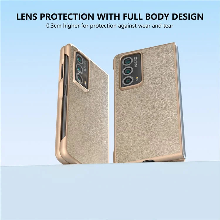 For Honor Magic Vs2 5G Shockproof Case Anti-Scratch PC+PU Phone Cover