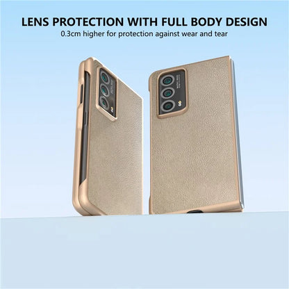 For Honor Magic Vs2 5G Shockproof Case Anti-Scratch PC+PU Phone Cover