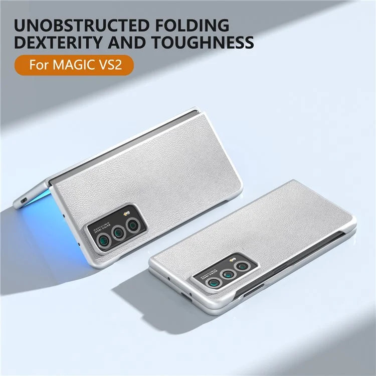 For Honor Magic Vs2 5G Shockproof Case Anti-Scratch PC+PU Phone Cover