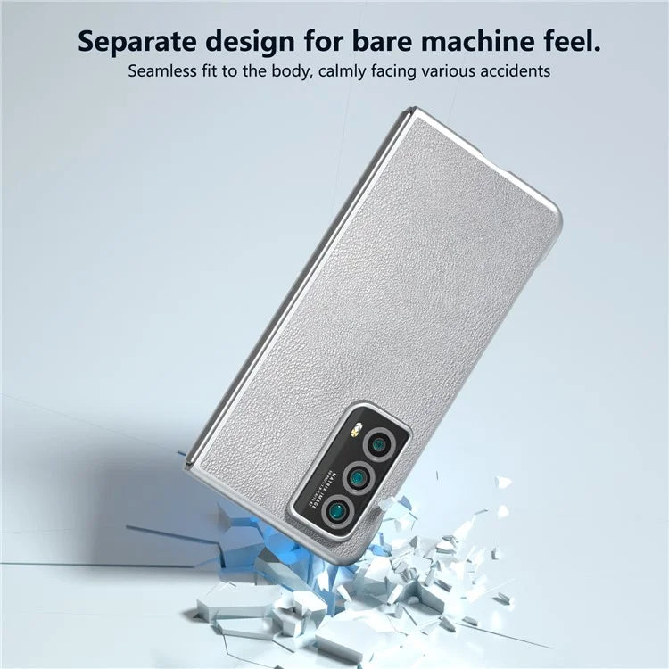 For Honor Magic Vs2 5G Shockproof Case Anti-Scratch PC+PU Phone Cover
