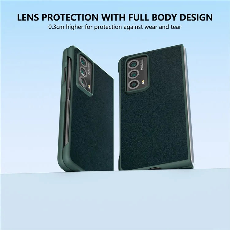 For Honor Magic Vs2 5G Shockproof Case Anti-Scratch PC+PU Phone Cover