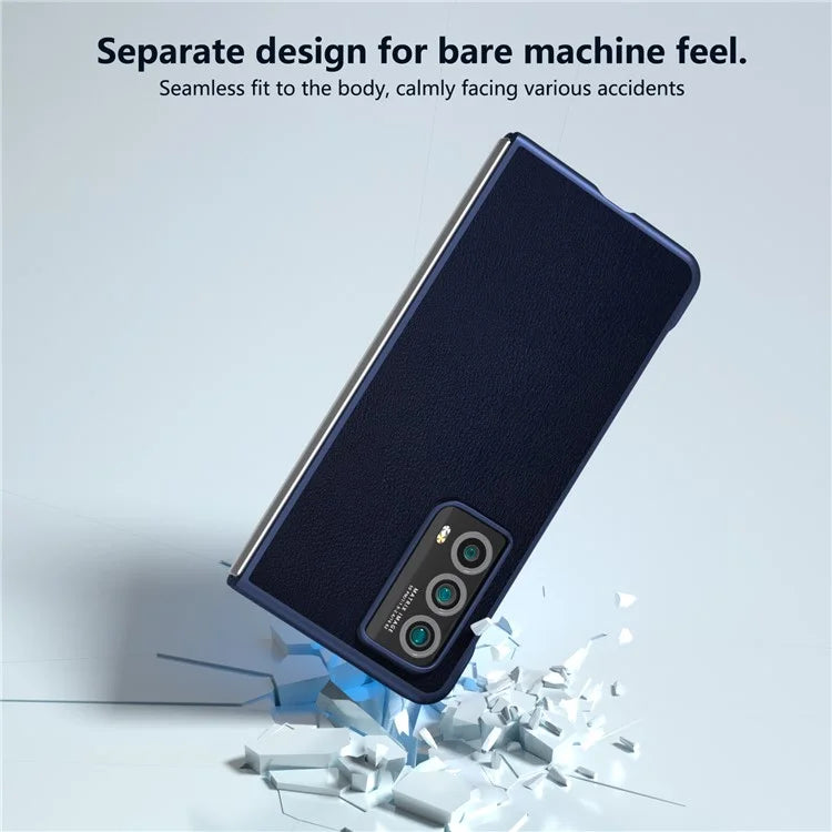 For Honor Magic Vs2 5G Shockproof Case Anti-Scratch PC+PU Phone Cover