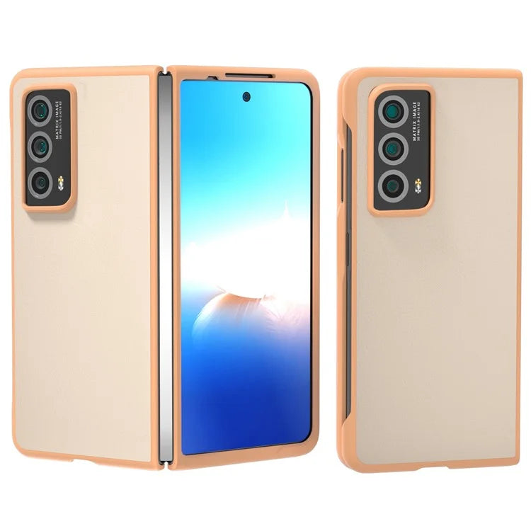 For Honor Magic Vs2 5G Shockproof Case Anti-Scratch PC+PU Phone Cover