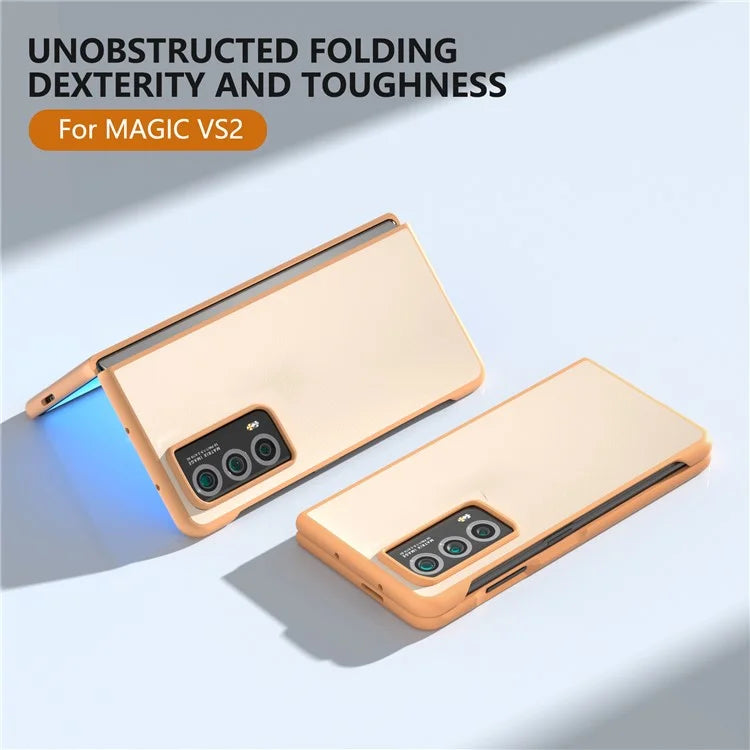 For Honor Magic Vs2 5G Shockproof Case Anti-Scratch PC+PU Phone Cover