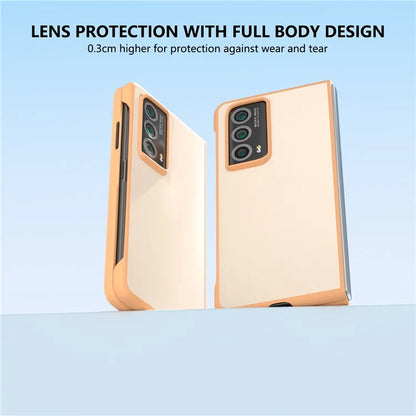 For Honor Magic Vs2 5G Shockproof Case Anti-Scratch PC+PU Phone Cover