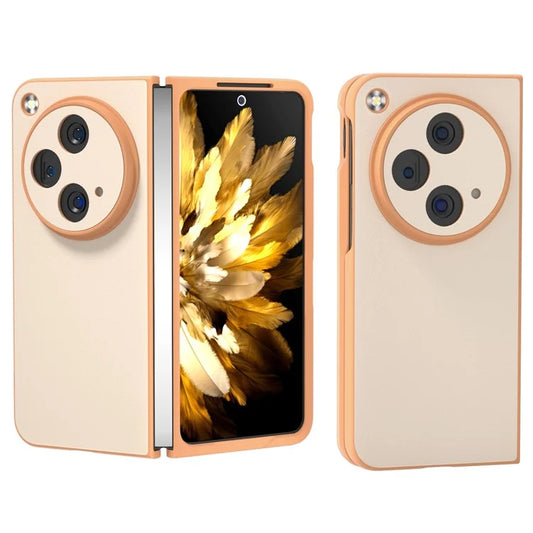 For Oppo Find N3 5G Case PU Leather + Hard PC Shell Phone Cover