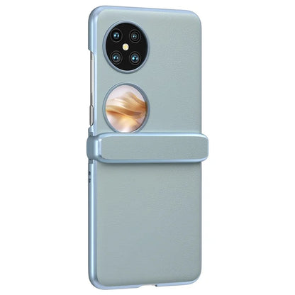 For Huawei Pocket 2 Hinge Protection Case Leather + PC Shockproof Phone Cover
