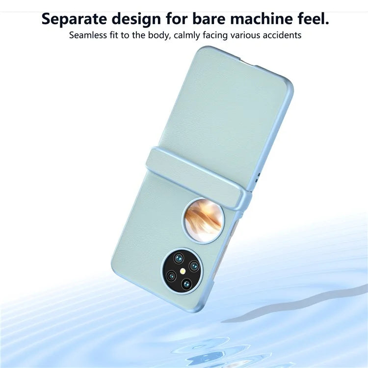 For Huawei Pocket 2 Hinge Protection Case Leather + PC Shockproof Phone Cover