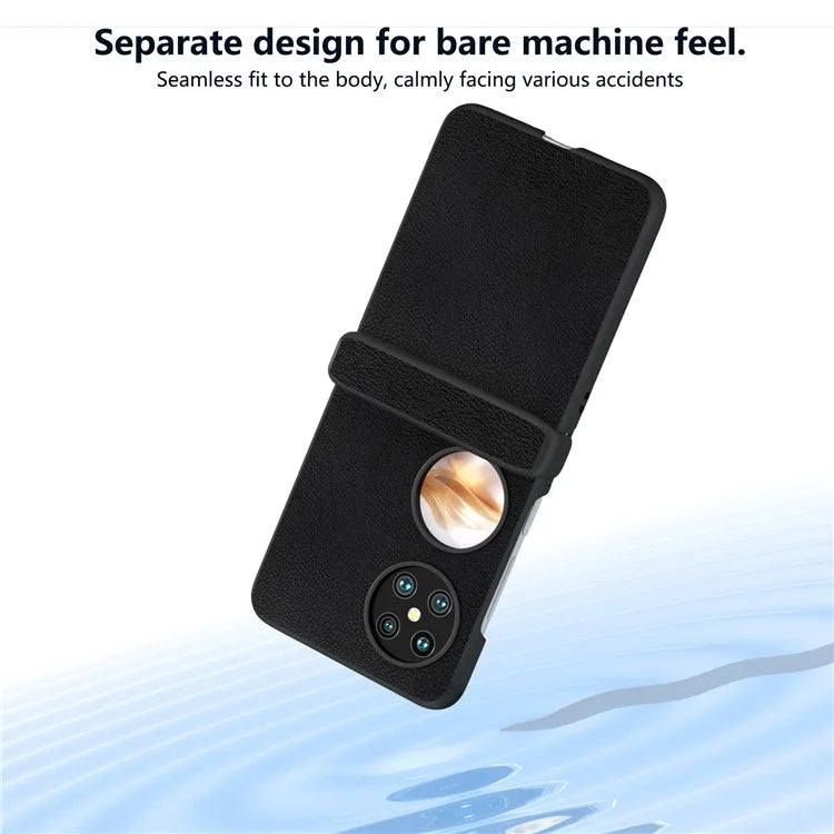 For Huawei Pocket 2 Hinge Protection Case Leather + PC Shockproof Phone Cover