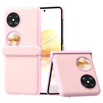 For Huawei Pocket 2 Hinge Protection Case Leather + PC Shockproof Phone Cover