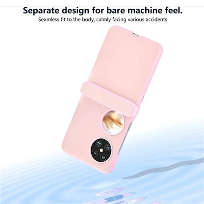 For Huawei Pocket 2 Hinge Protection Case Leather + PC Shockproof Phone Cover