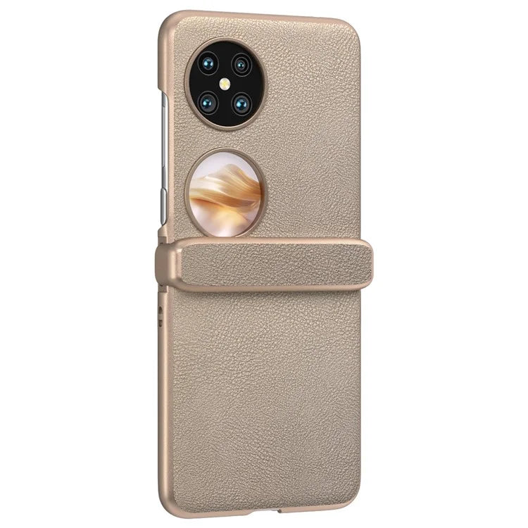 For Huawei Pocket 2 Hinge Protection Case Leather + PC Shockproof Phone Cover