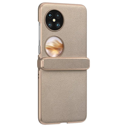 For Huawei Pocket 2 Hinge Protection Case Leather + PC Shockproof Phone Cover