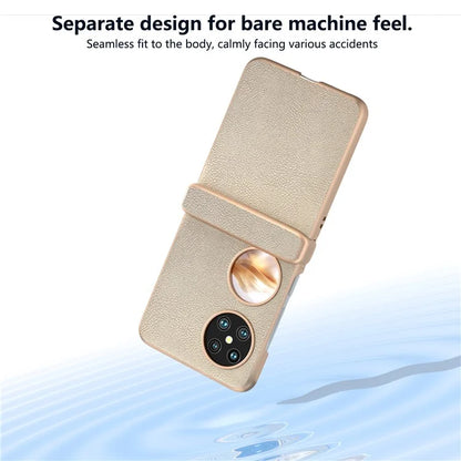 For Huawei Pocket 2 Hinge Protection Case Leather + PC Shockproof Phone Cover