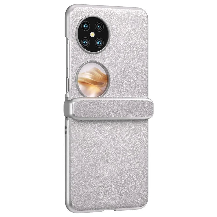 For Huawei Pocket 2 Hinge Protection Case Leather + PC Shockproof Phone Cover