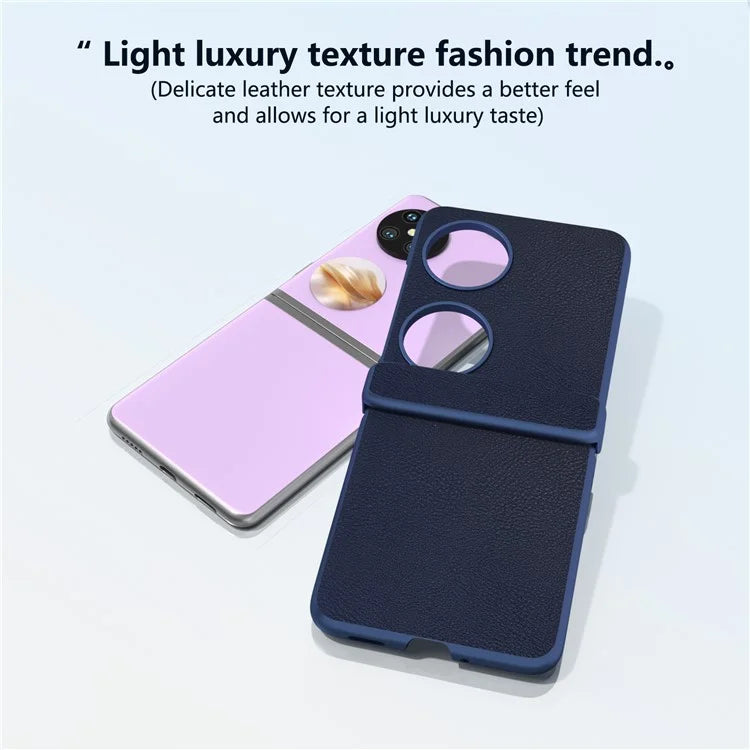 For Huawei Pocket 2 Hinge Protection Case Leather + PC Shockproof Phone Cover