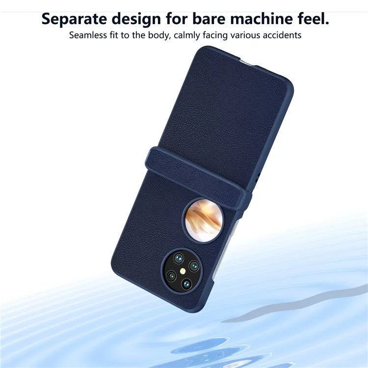 For Huawei Pocket 2 Hinge Protection Case Leather + PC Shockproof Phone Cover