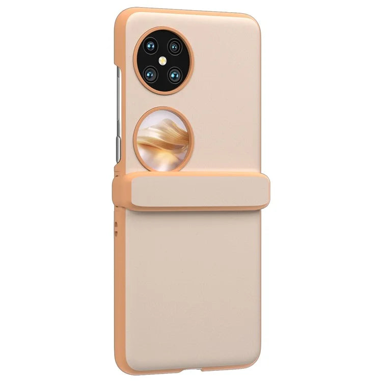 For Huawei Pocket 2 Hinge Protection Case Leather + PC Shockproof Phone Cover